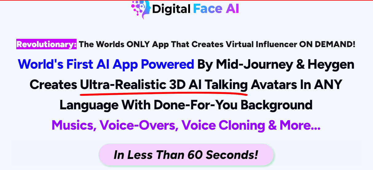 Digital face AI